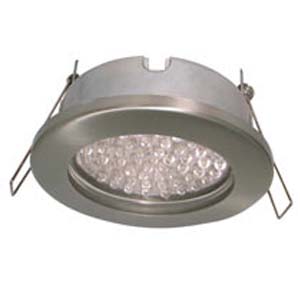 Светильник точечный Ecola GX53 H9 встраив. потолоч.защищенный IP65 220V CX53 сатин-хром