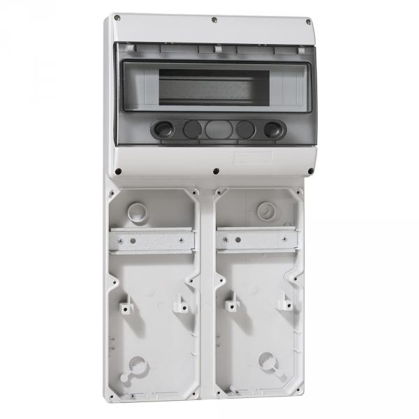 Legrand 57703 P17 Осн.щит.12мод. для 2 лиц.пан. 280х125 IP66