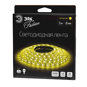 Светодиодная лента ЭРА IP20  12V   4,8Вт/м  желтый  LS3528-60LED-Y (1уп.-5м)