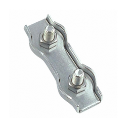 Зажим для троса Duplex 4 мм (1 шт) - ярлык Tech-Krep