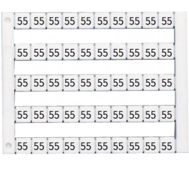 Горизонтальная  маркировка  (1….50) DY5 / (500 шт. в упаковке)  Klemsan 505040