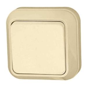 Makel  Менекше Крем Выключатель 1-клавишный IP20 открытая установка 45201