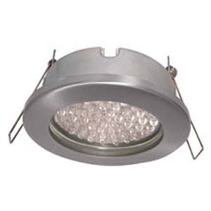 Светильник точечный Ecola GX53 H9 встраиваемый  потолочный защищенный IP65 220V CX53 хром 98х55